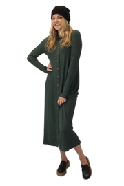 M Ribbed Shirt Dress