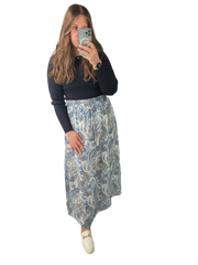 Patterned Maxi Skirt