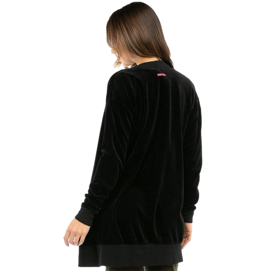 Hardtail | Solid Velour Oversized Cardigan