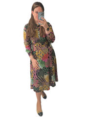 Burst Wrap Dress