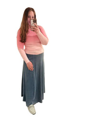 Ombre Micro-Ribbed Tee