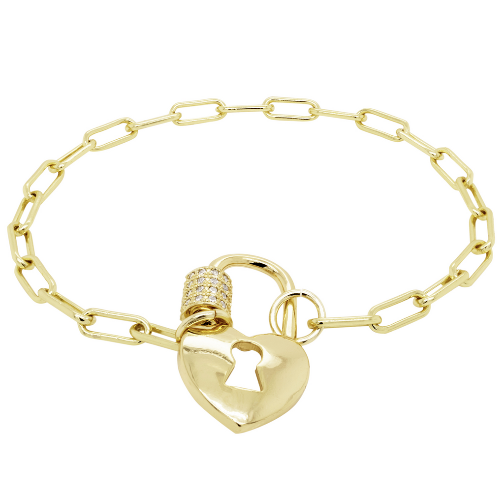 Heart Lock Bracelet