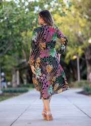 Burst Wrap Dress