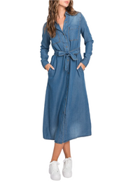 Denim Shirt Dress