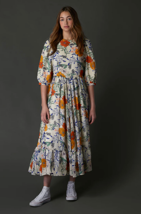 Zaikamoya | Jil Dress in Yellow Flower