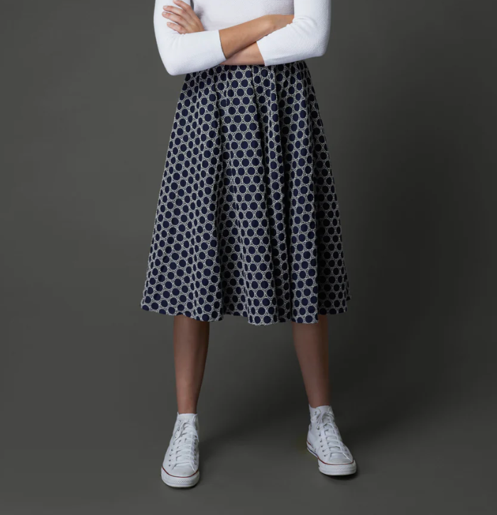 Zaikamoya | Circle Skirt in Circle Eyelet