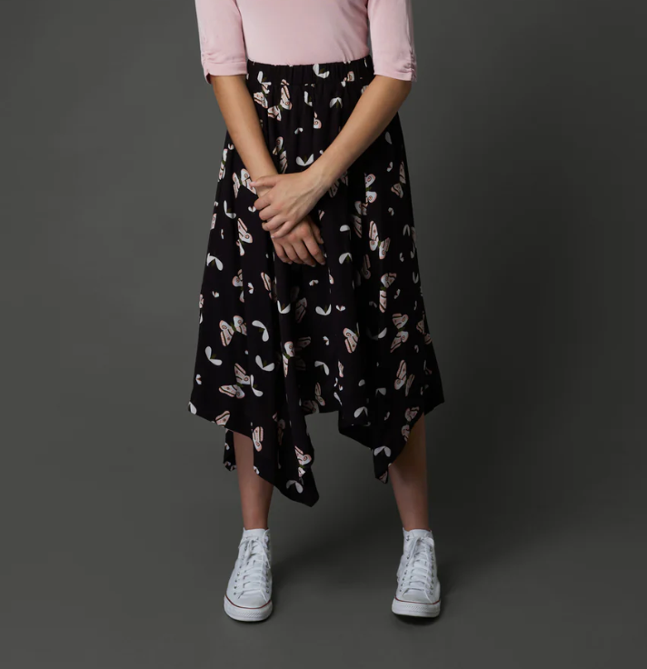 Zaikamoya | Kerchief Skirt in Butterfly