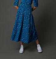 Zaikamoya | Carol Skirt in Teal Print