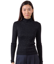 Sparkle Rib Turtleneck
