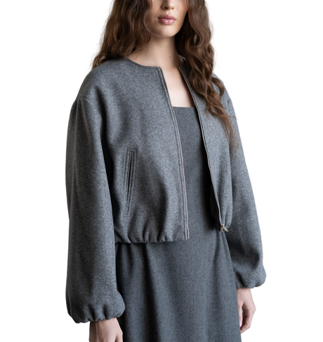 Heather Bomber Jacket