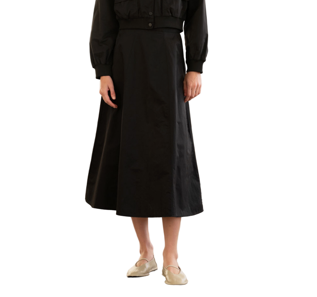 Side Pocket Maxi Skirt