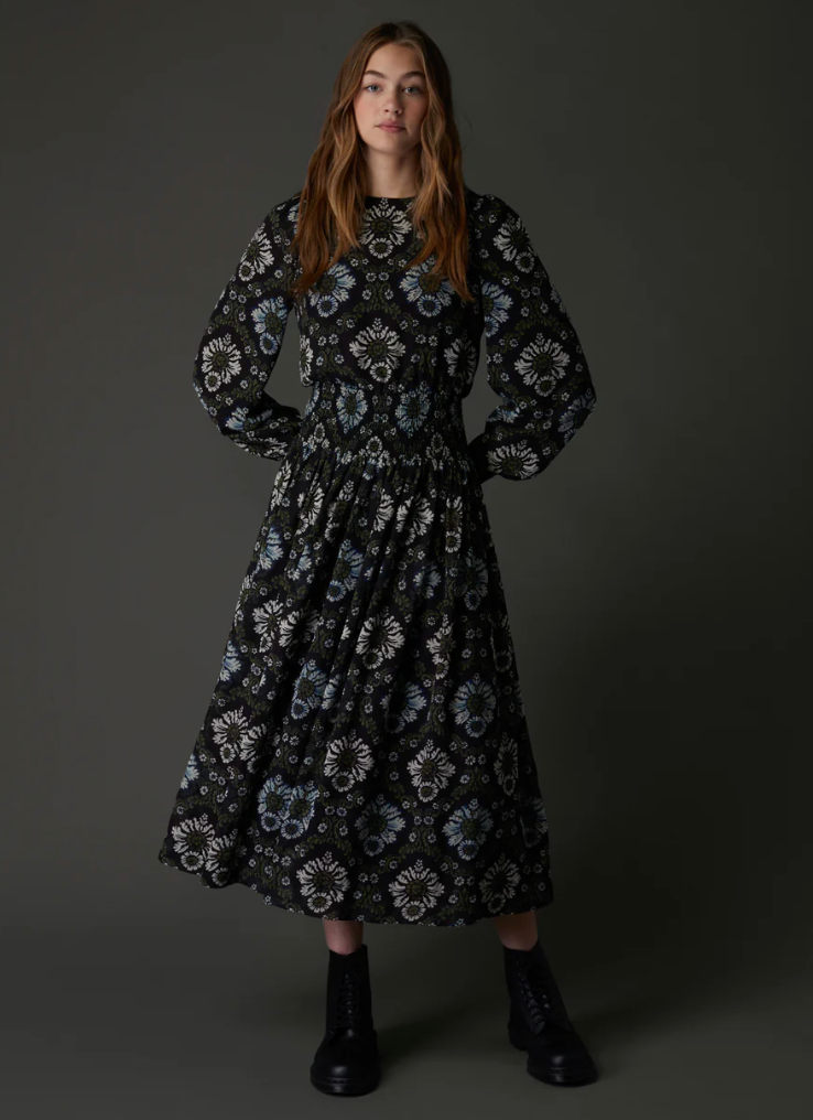 Zaikamoya | Elisabeth Dress Blue Print