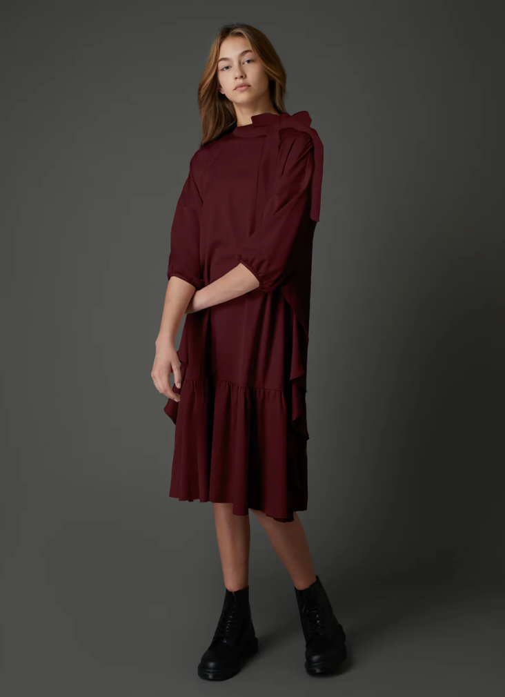 Zaikamoya | Party Dress in Burgundy