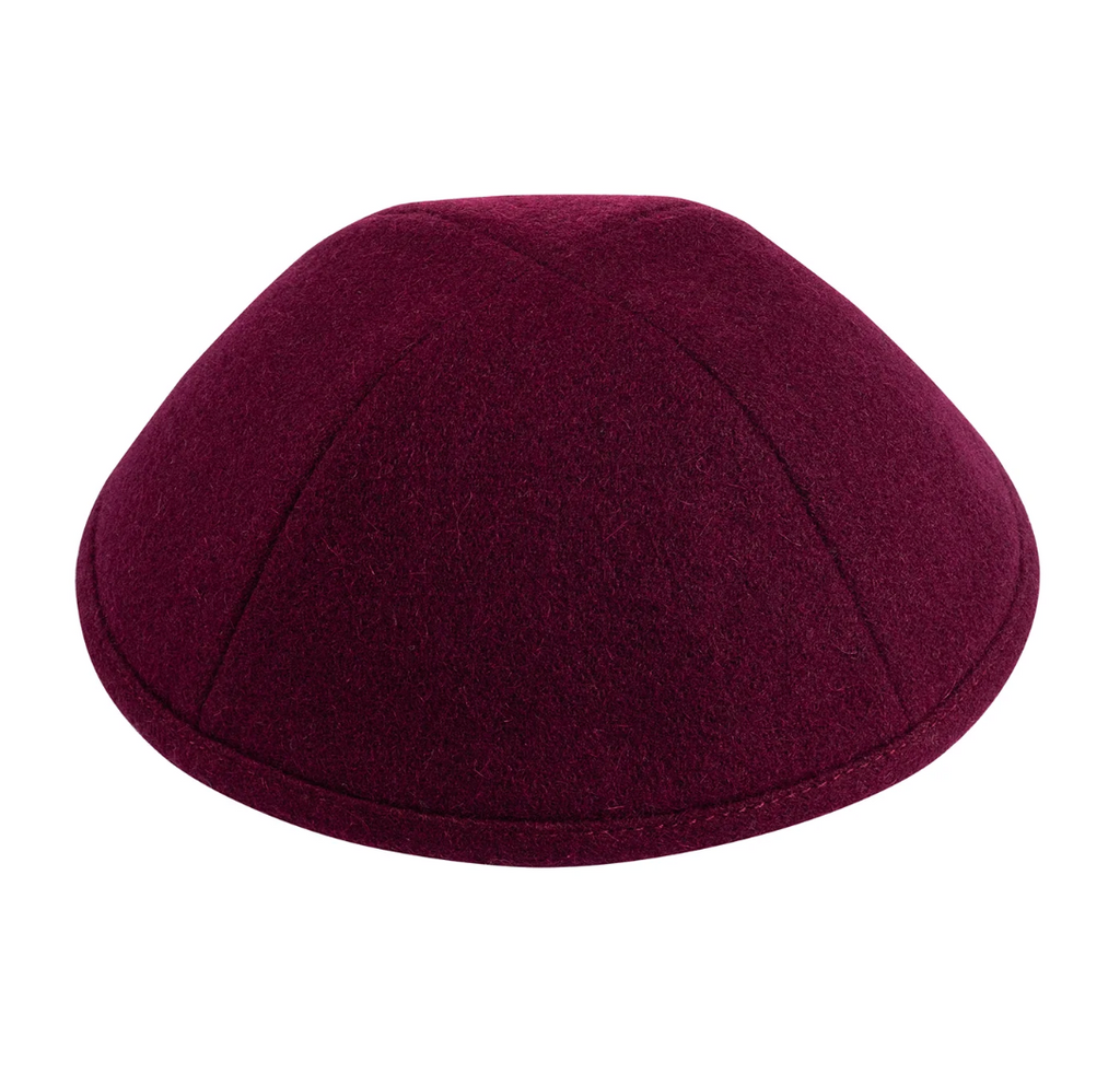 IKIPPAH | SOLID WOOL YARMULKE