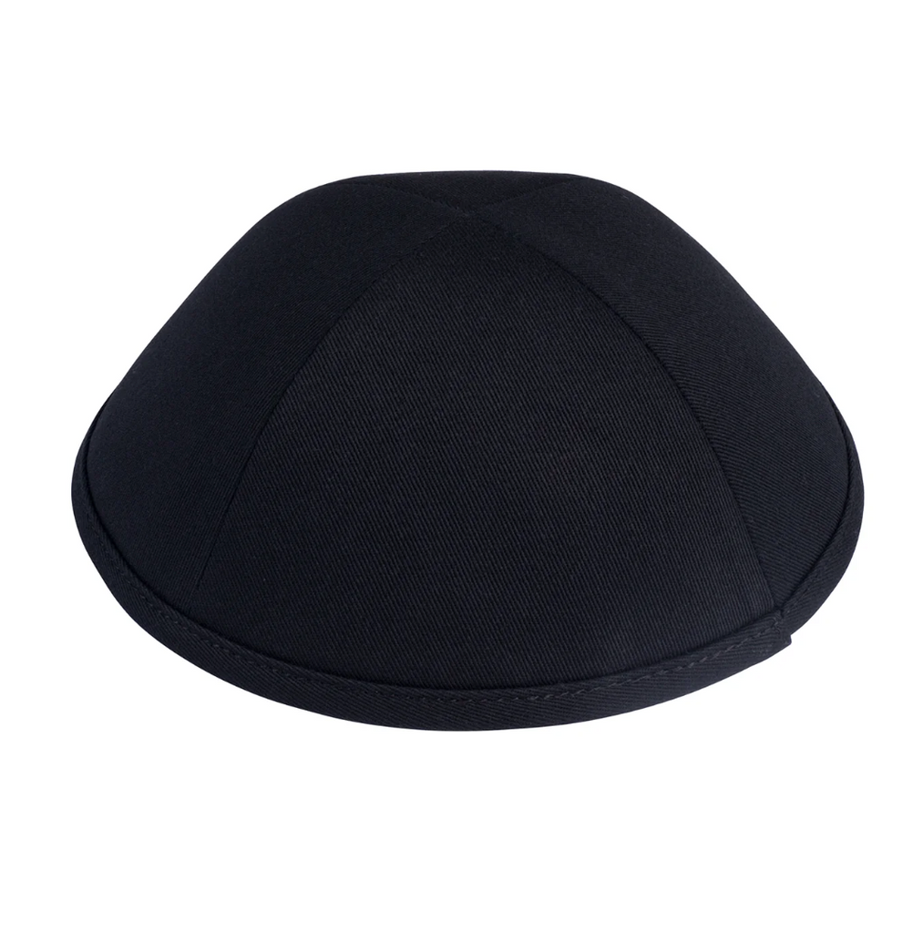 IKIPPAH | BLACK COTTON YARMULKE
