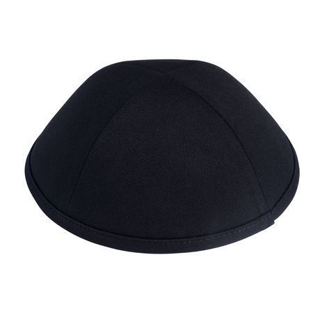 IKIPPAH | BLACK COTTON YARMULKE