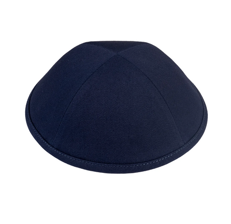 IKIPPAH | NAVY COTTON YARMULKE