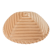 IKIPPAH | STRIPED VELVET YARMULKE