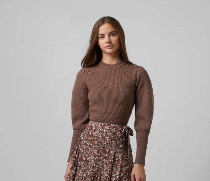 Elle.Oh.Elle | Puff Sleeves Sweater