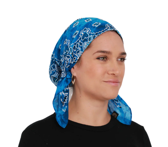 Cherie | Pre-tied Headscarves Bandana Tie Dye Prints Short Ties