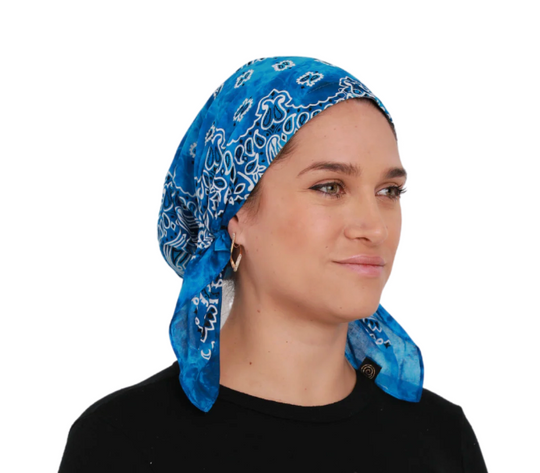 Cherie | Pre-tied Headscarves Bandana Tie Dye Prints Short Ties