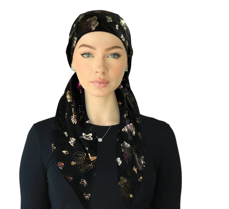Cherie | Open Back Adjustable Pre-tied Scarves