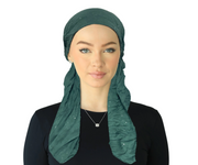 Cherie | Pre-tied Scarves Metallic Prints