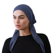 Cherie | Pre-tied Ribbed Lycra Headscarves