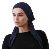 Cherie | Pre-tied Ribbed Lycra Headscarves