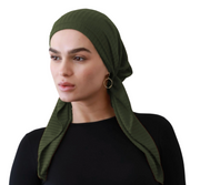 Cherie | Pre-tied Ribbed Lycra Headscarves