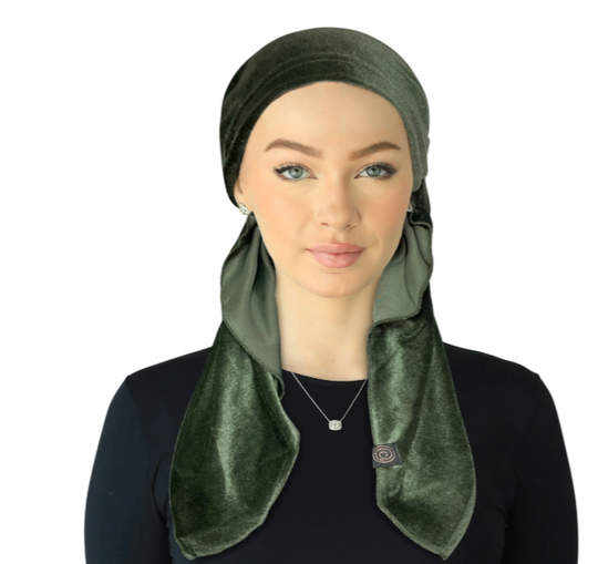 Cherie | Pre-Tied Velvet Headscarves