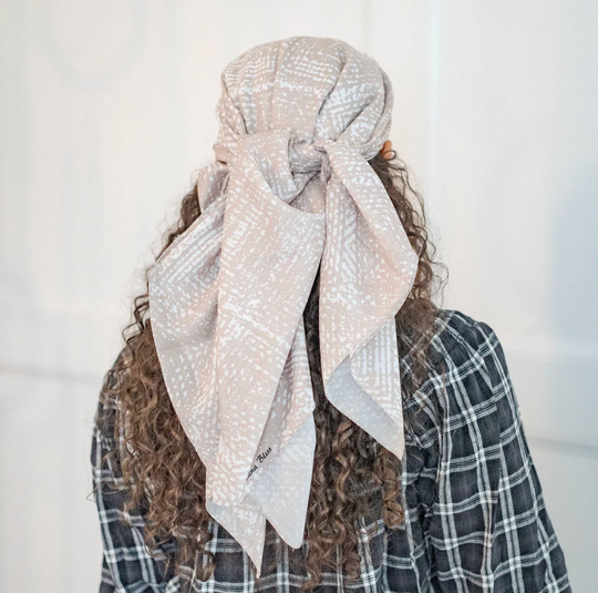 Bandana Bliss | Sand Script Square