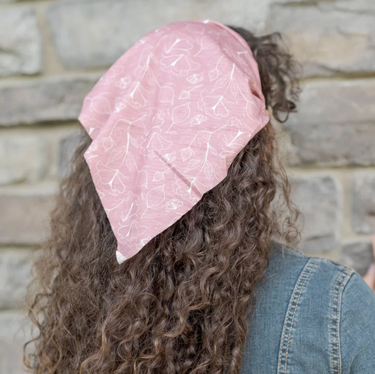 Bandana Bliss | Rosy Whisper Bandana