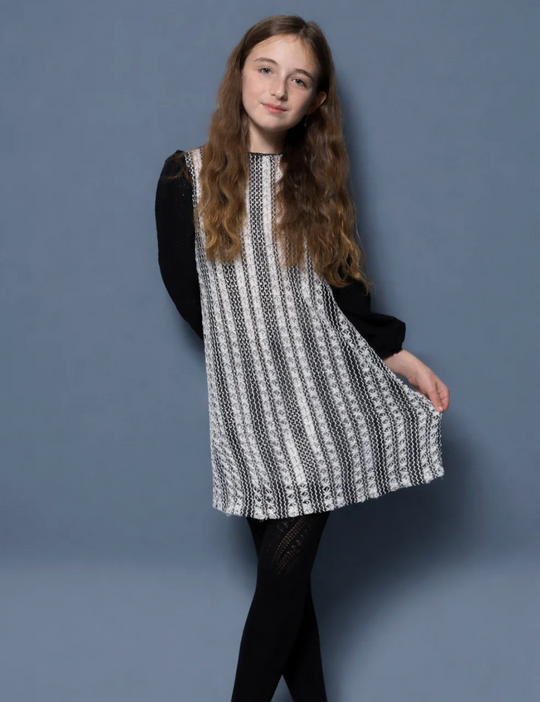 We The Kids | Lace Puff Sleeve Dress