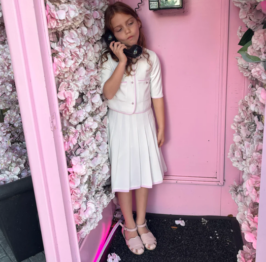 We The Kids | Lilac On White Set