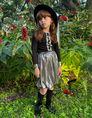 We The Kids | Metallic Cardigan-Style Shirt