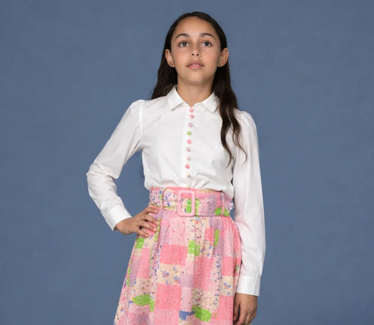 We The Kids | Pink Button Blouse