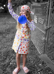 We The Kids | Ruby Red Heart Dress