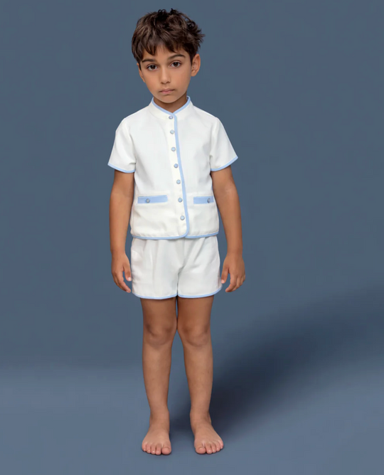 We The Kids | Sky Blue on White Set