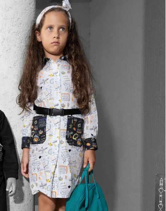 We The Kids | Chalkboard Buckle Dress