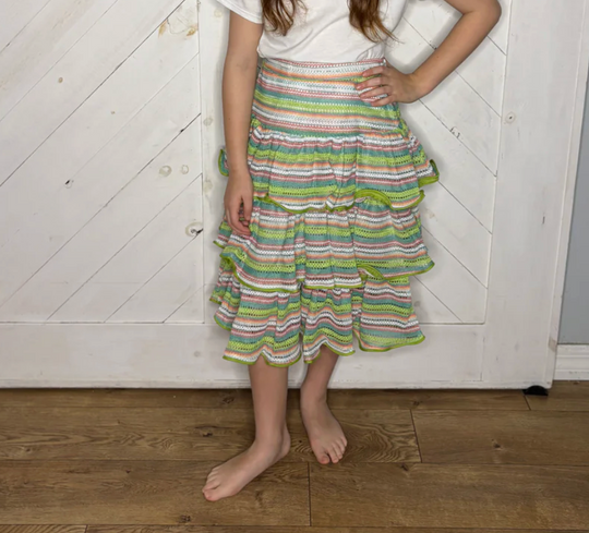 We The Kids | Crochet Tiered Skirt