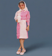 We The Kids | Squiggle Pink Linen Blouse