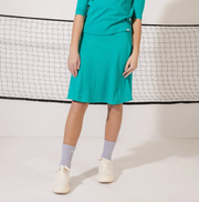 Three Bows | Ribbed Camp Skirt
