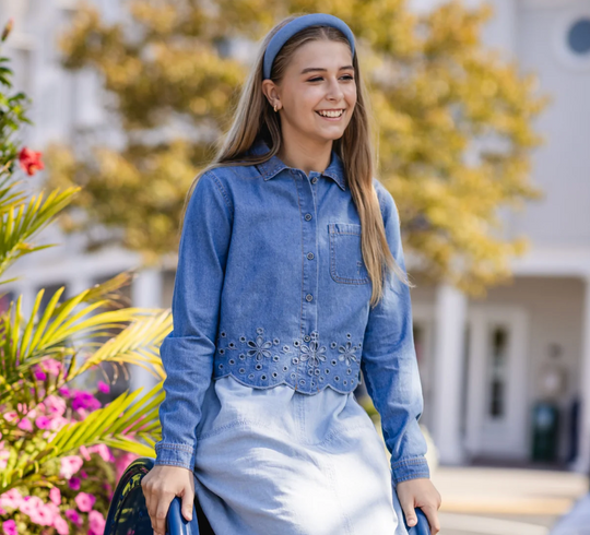 POET TEEN | LISA DENIM SHIRT