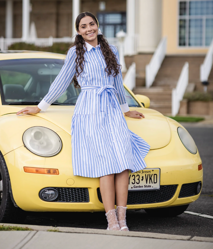POET TEEN | ERIN STRIPE DETAIL DRESS