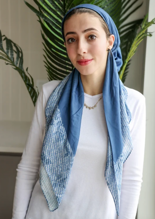 Bandana Bliss | Denim Haze Pretied