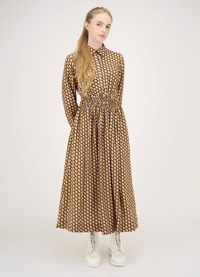 Elle.Oh.Elle | Avery Dress in Geometric Hearts Print