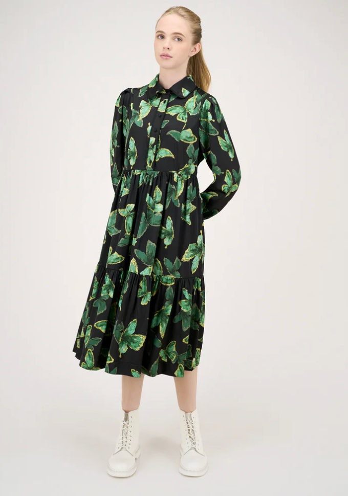 Elle.Oh.Elle Ella | Dress in Green Butterflies