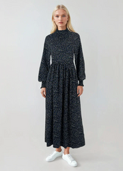 Elle.Oh.Elle | Antoinette Dress Blue Brown