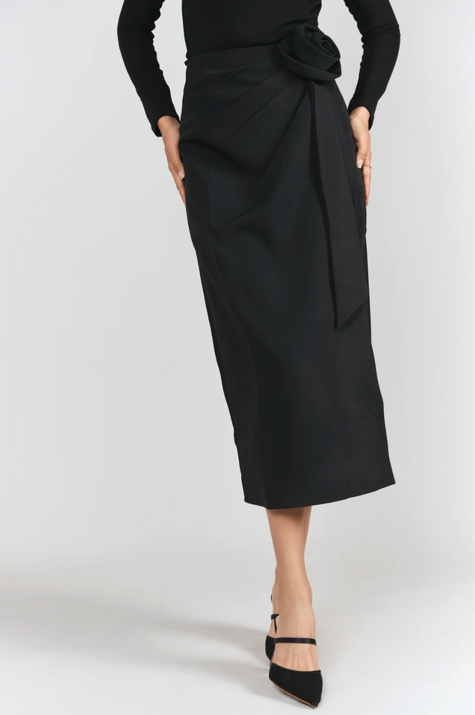 Adina LV | Rosette Midi Skirt